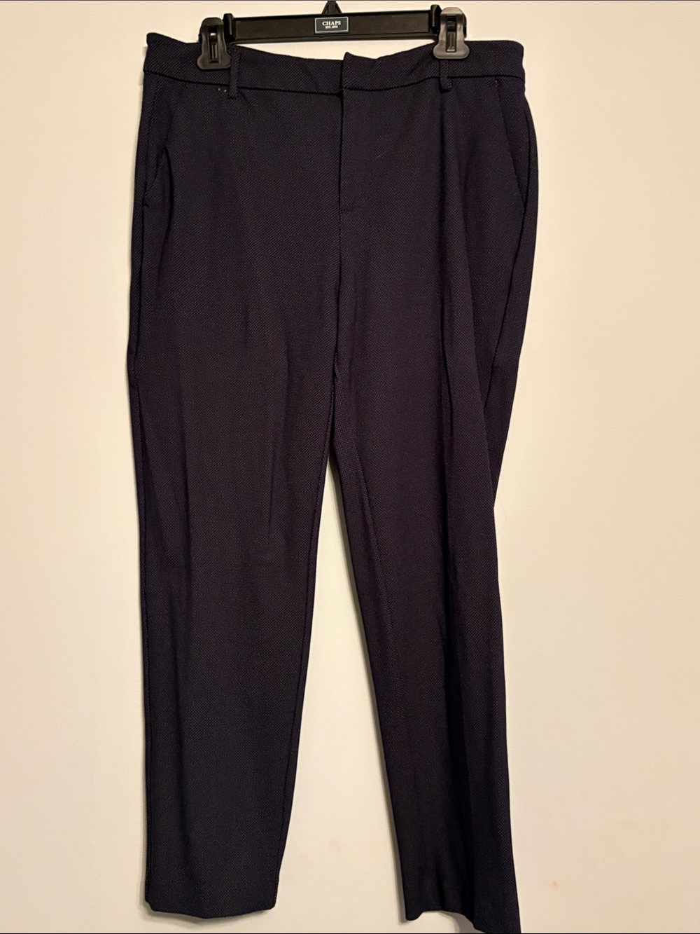 Liverpool woman’s  Dark Navy textured Dress Pants - Tailored  straight leg .